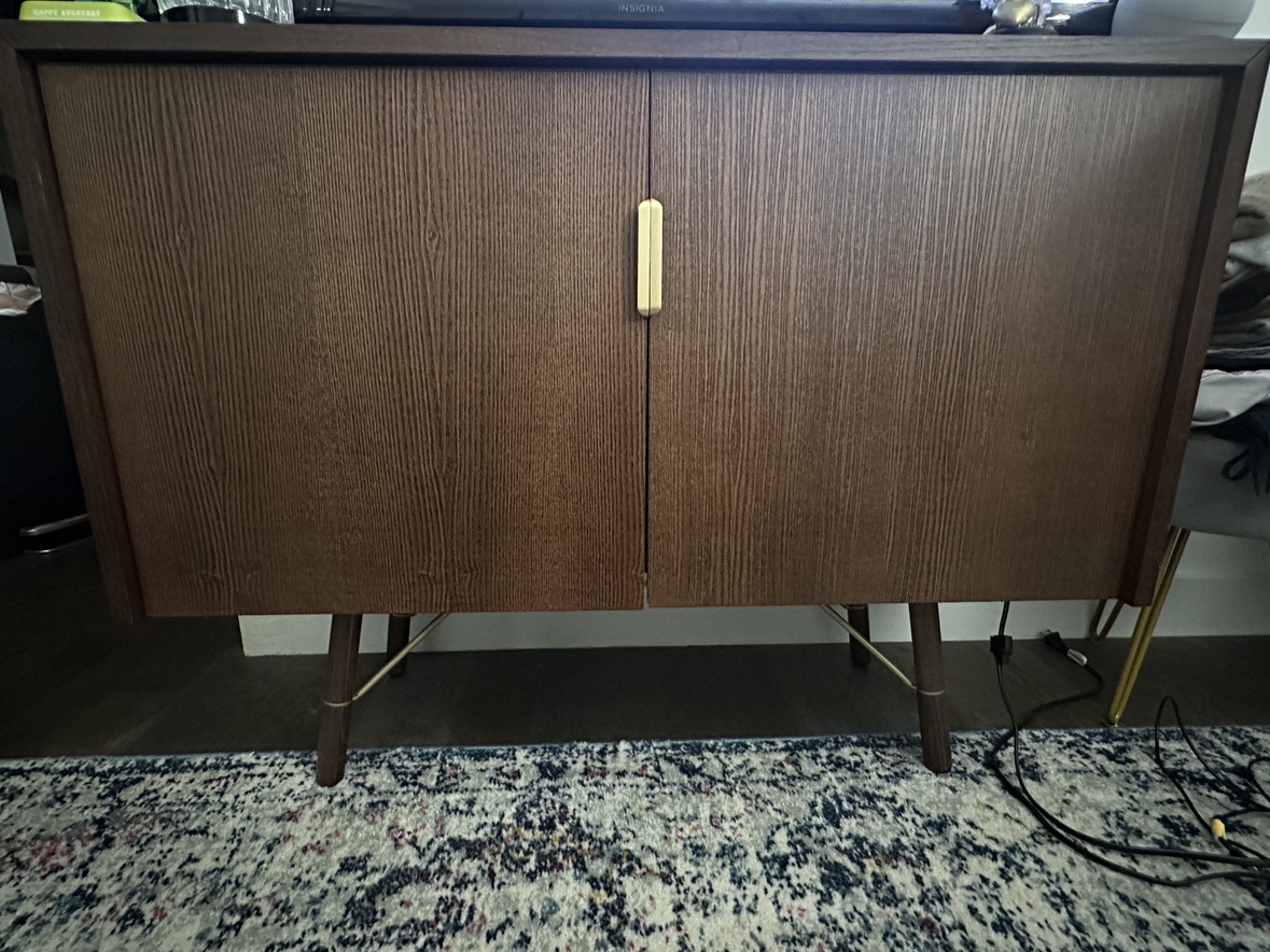 Burrow Serif Credenza (Walnut) - photo 4