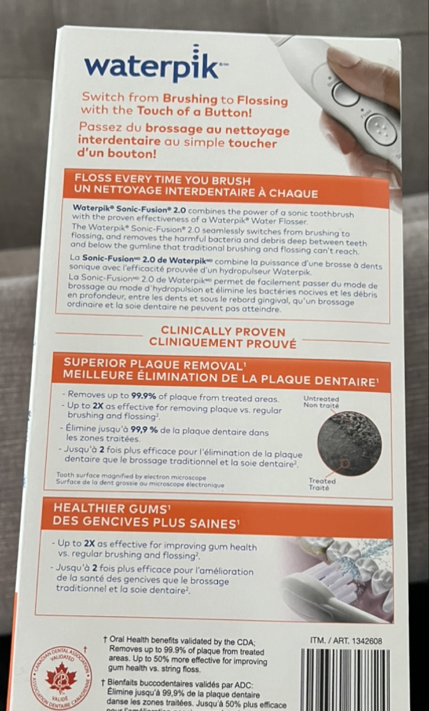 Waterpik Sonic-Fusion 2.0 Brush & Floss image indicator(3)