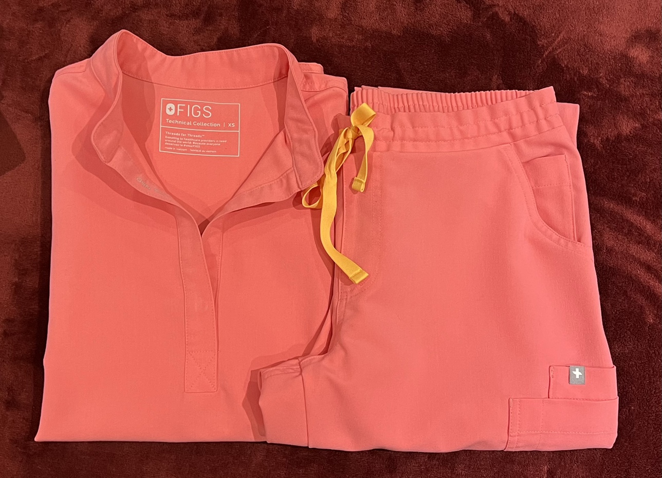 Figs Scrubs - Neon Pink