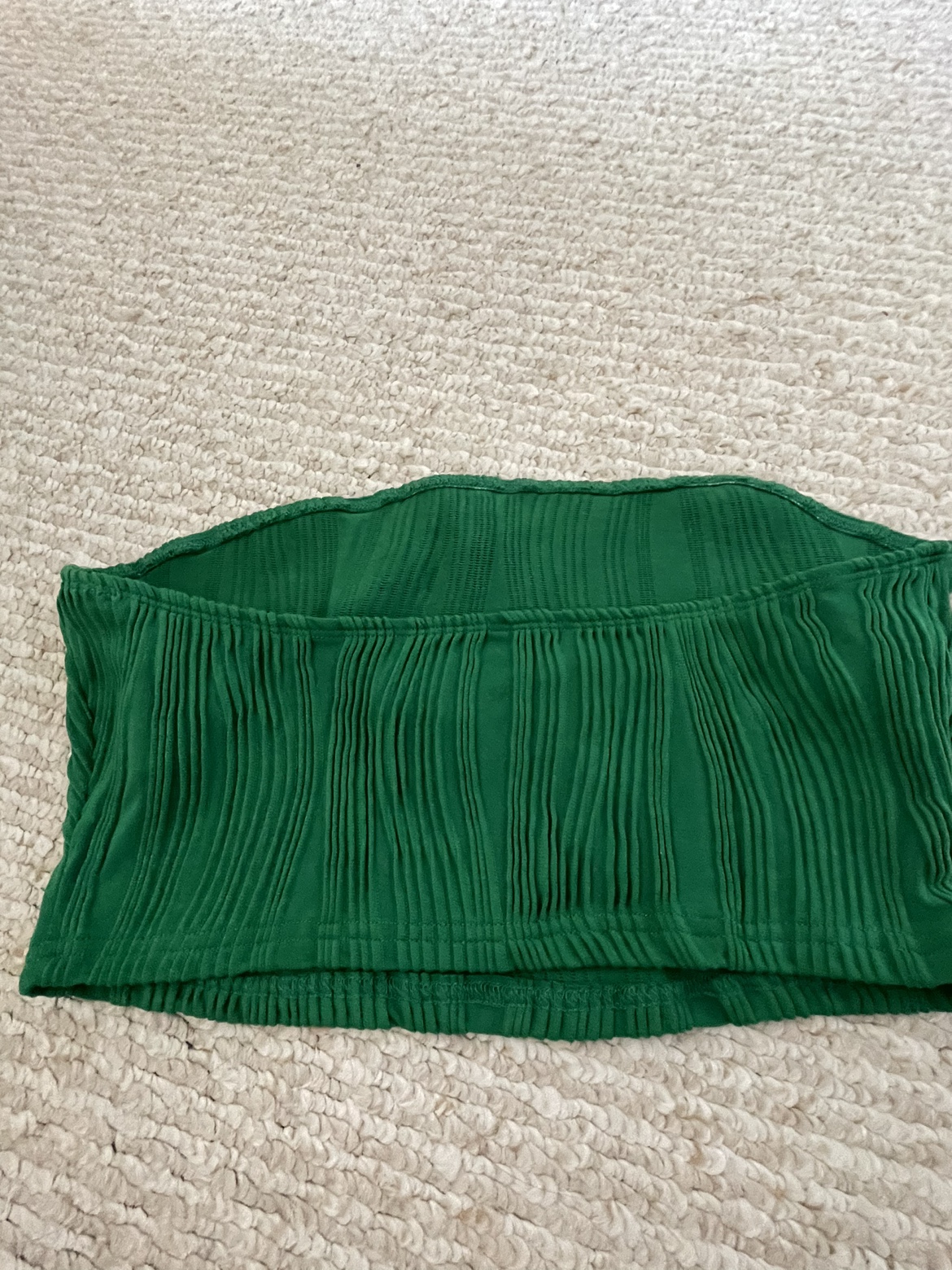 Green tube top shein - photo 2