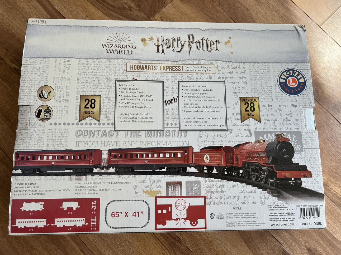 Harry Potter Hogwarts express trainset