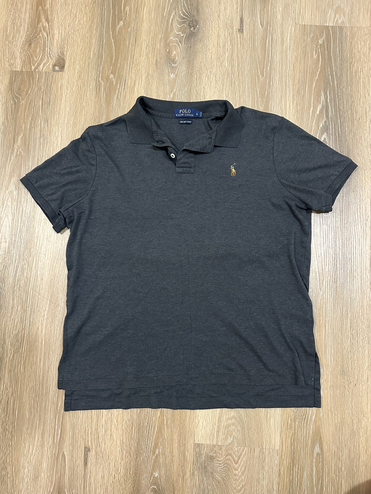 Polo Ralph Lauren Grey Shirt Size Large - Excellent Condition thumbnail