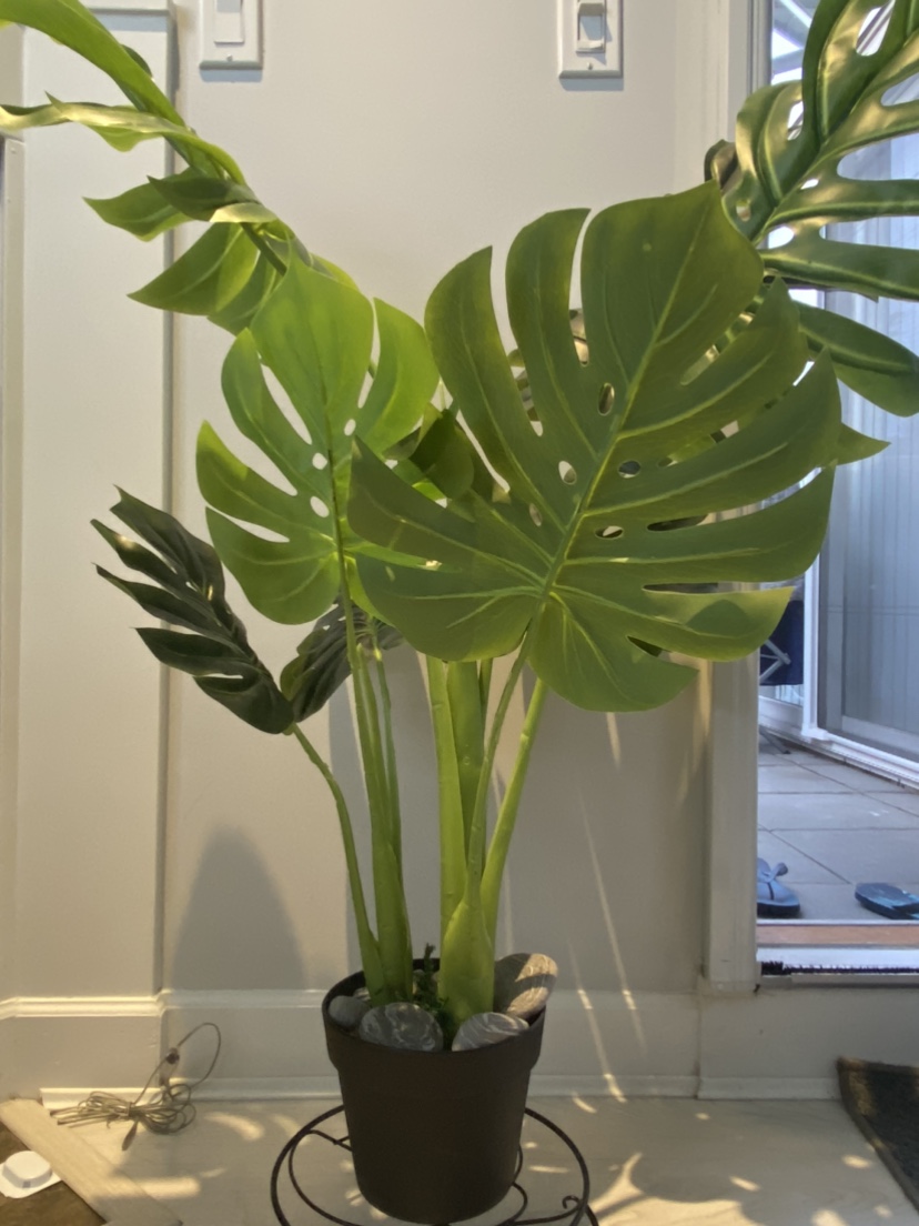 Artificial Monstera plant - photo 2
