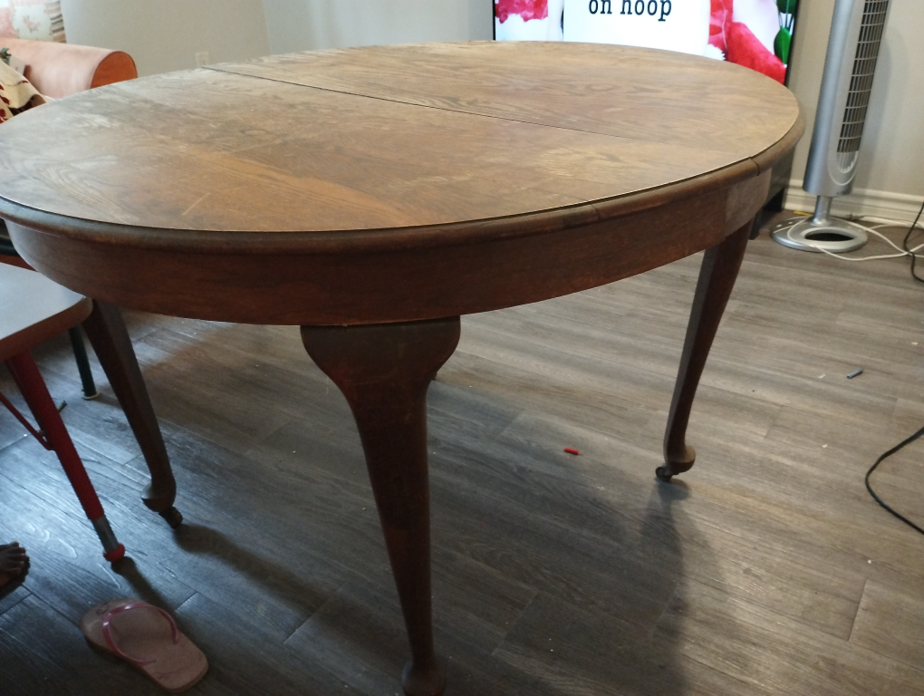 Round wooden Table - photo 2