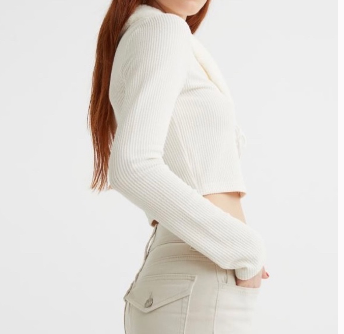 H&M cute Tie cardigan image indicator(2)