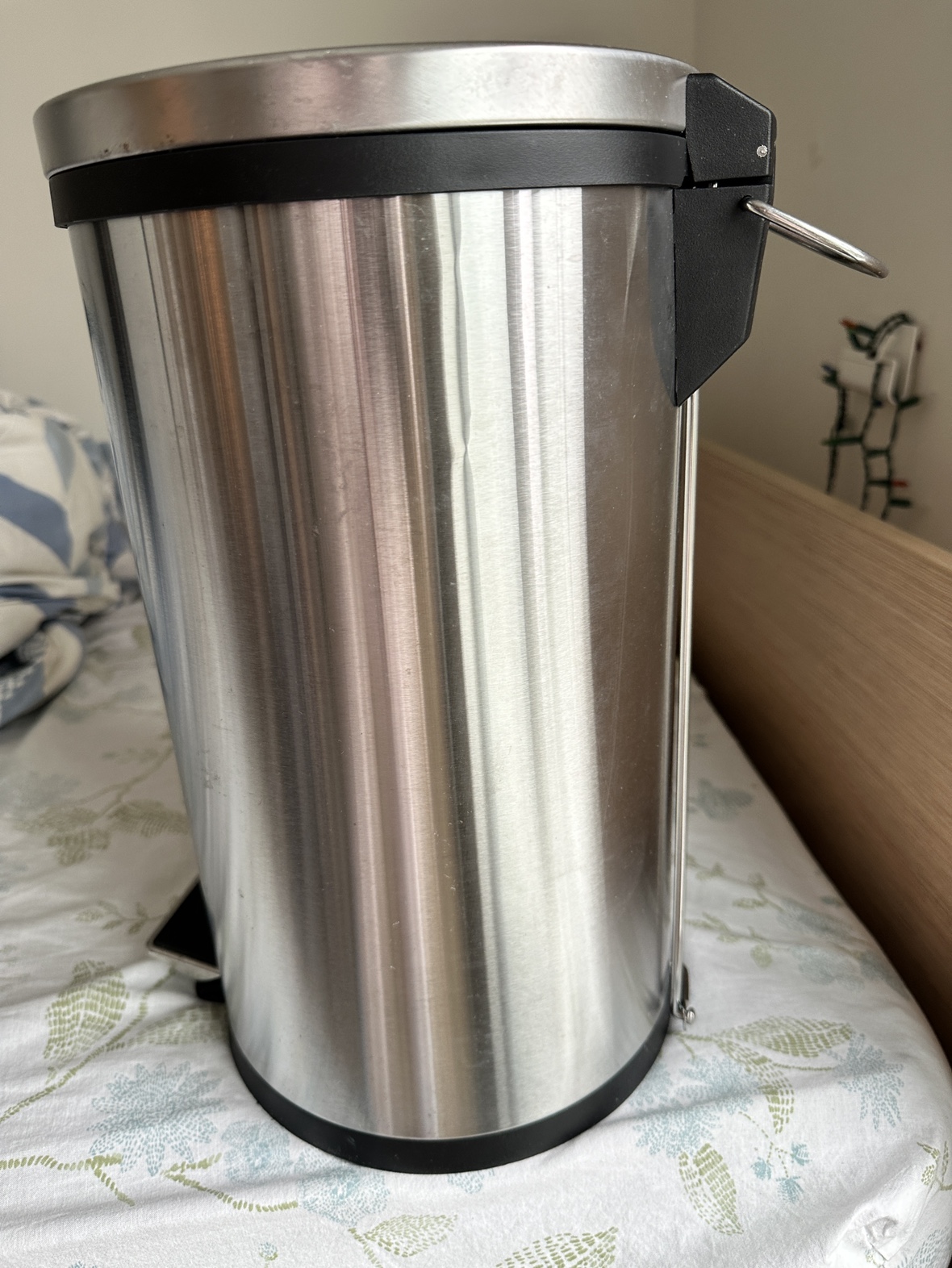 IKEA SNÖRPA Pedal bin, stainless steel, 5 l (1 gallon) - photo 3