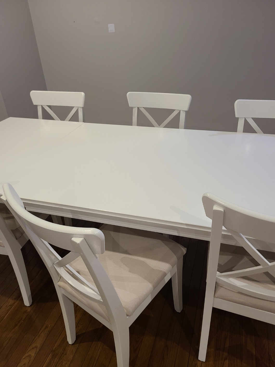 Ikea dining table and chairs set : Ingatorp, ingolf Expendable, - photo 5