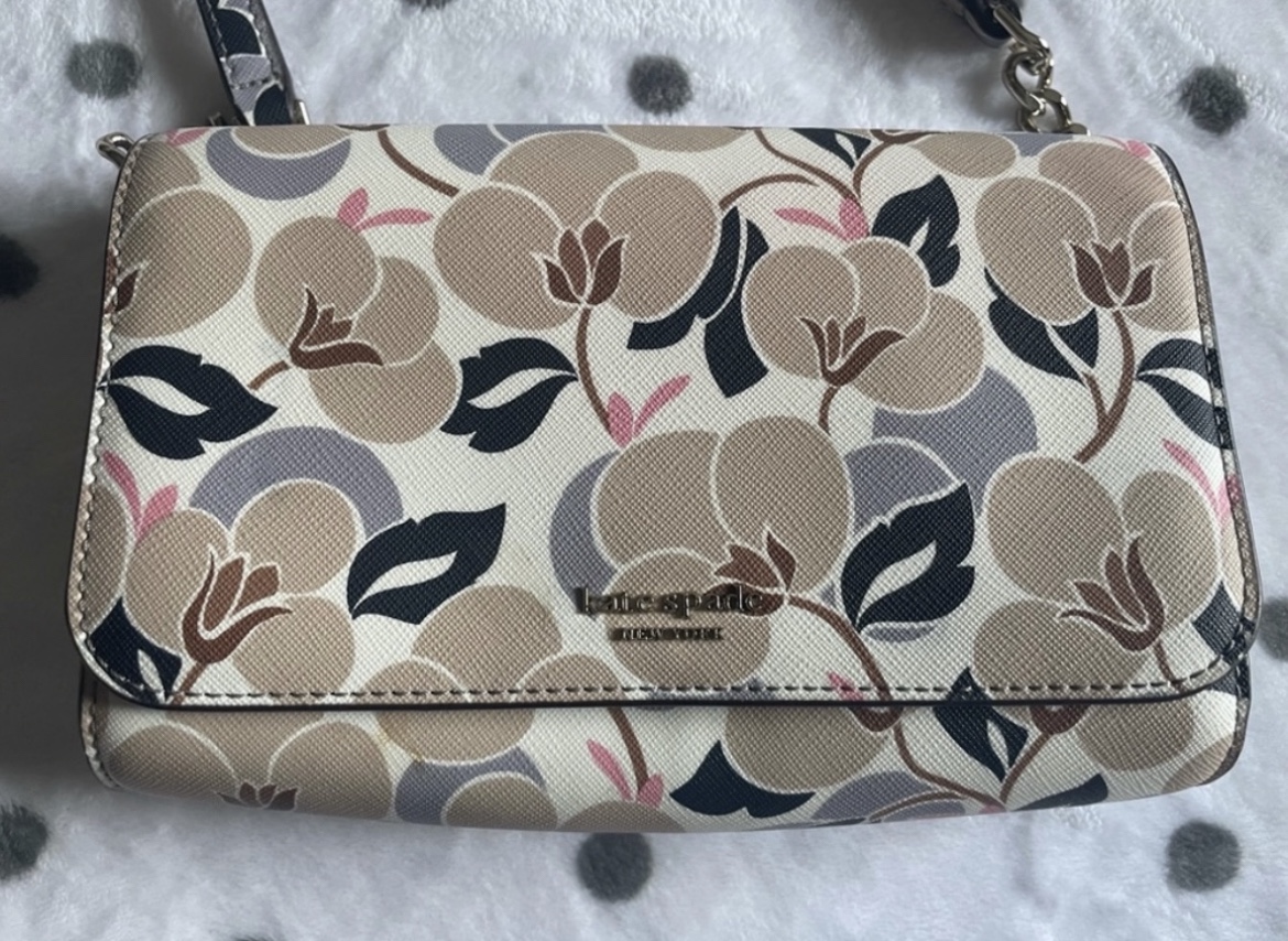 Kate spade floral crossbody bag