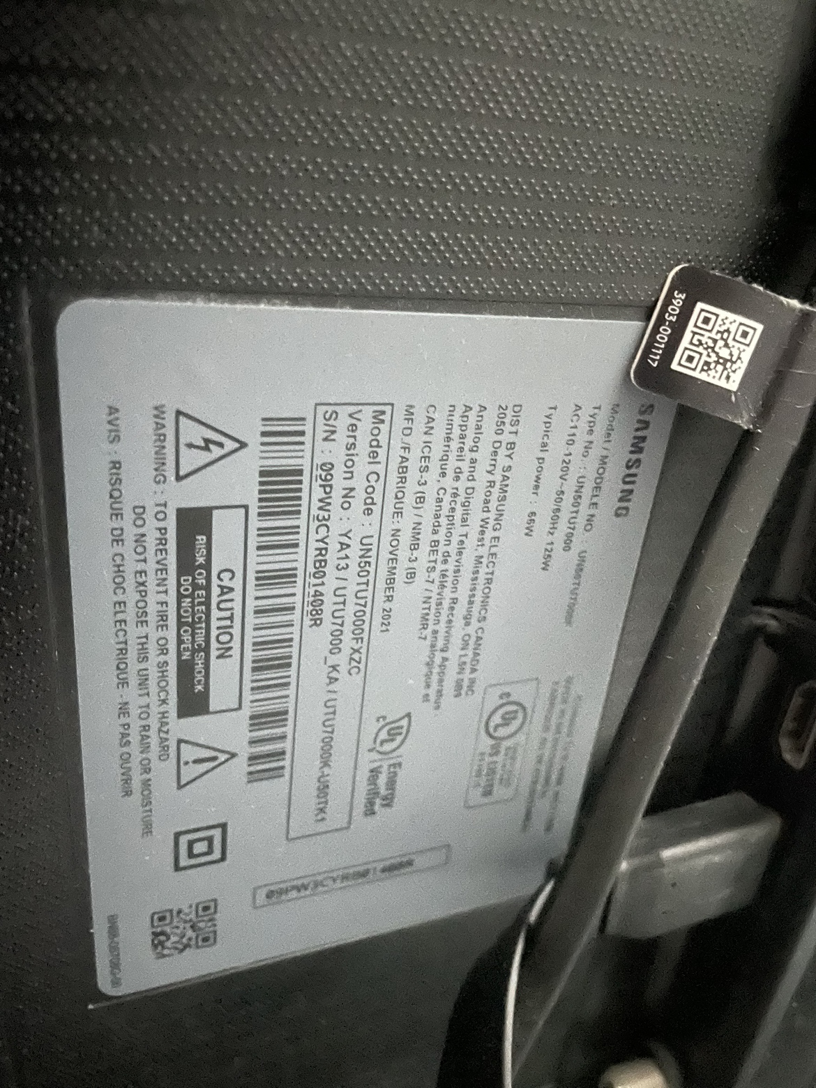 Samsung Smart TV - 50” - photo 4
