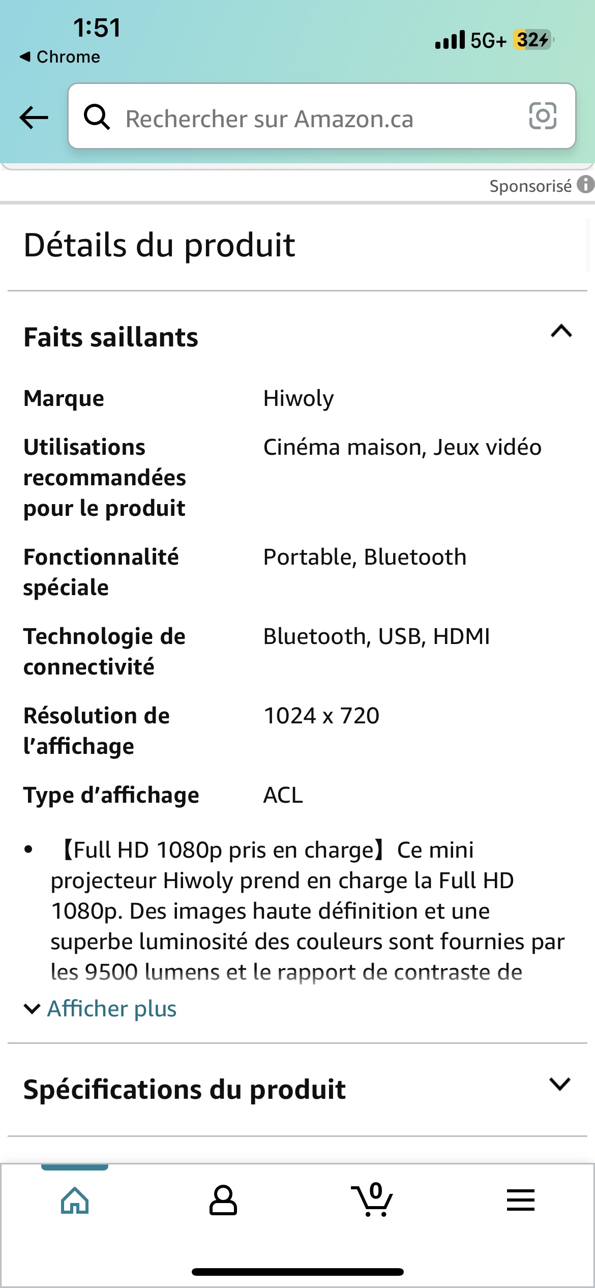 Mini video projector - photo 3