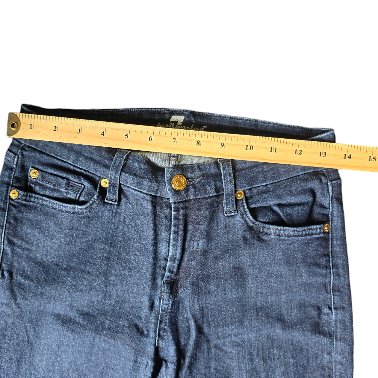 7 for all mankind the Skinny blue casual jeans. size 26 - photo 5