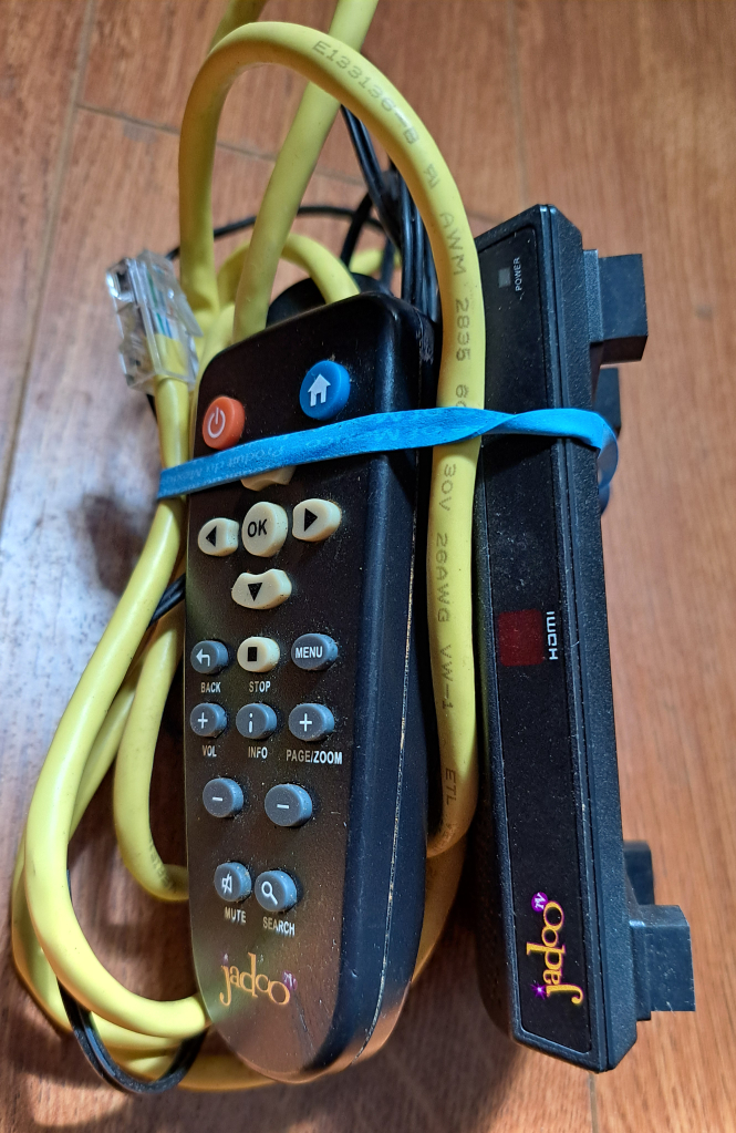 Jadoo TV box with remote set #freecycle thumbnail