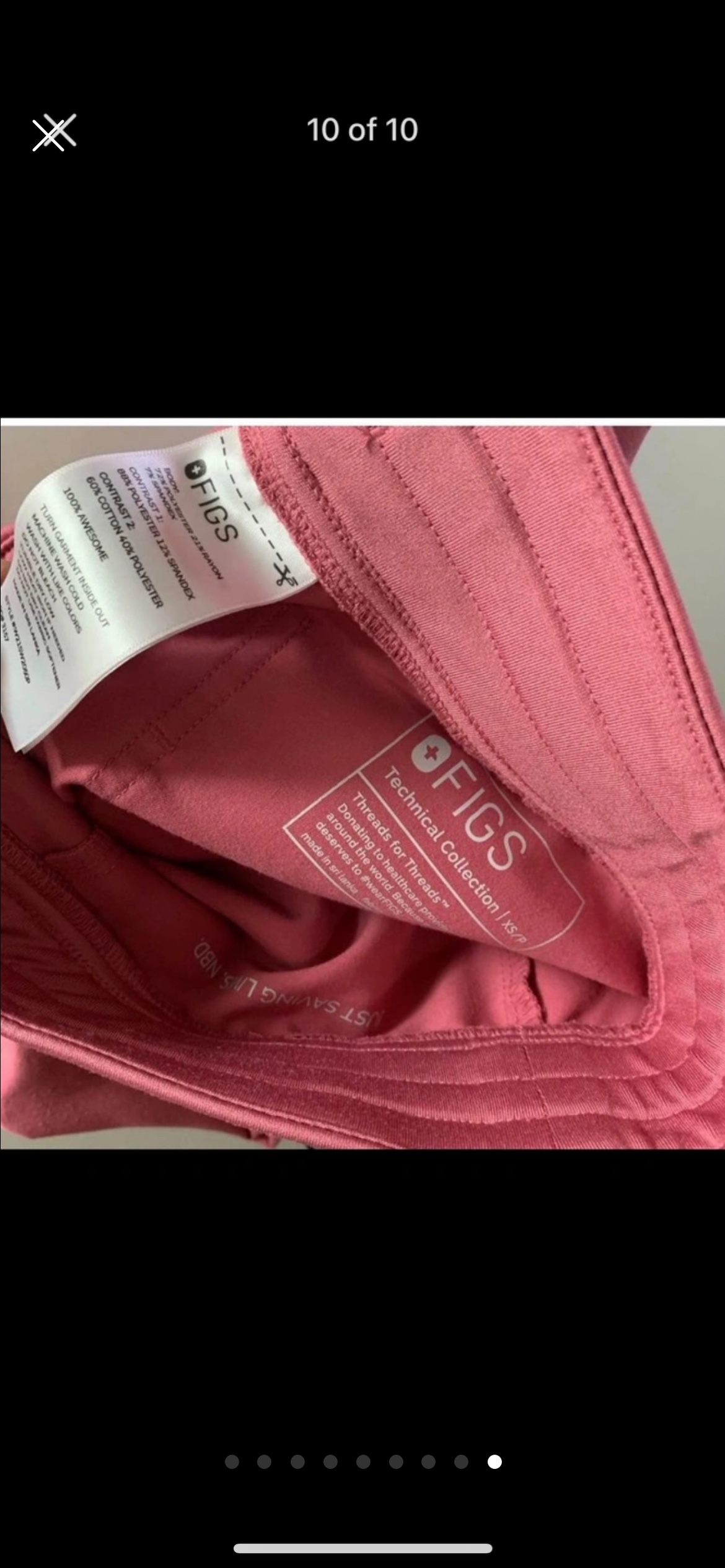XS/P Figs scrubs