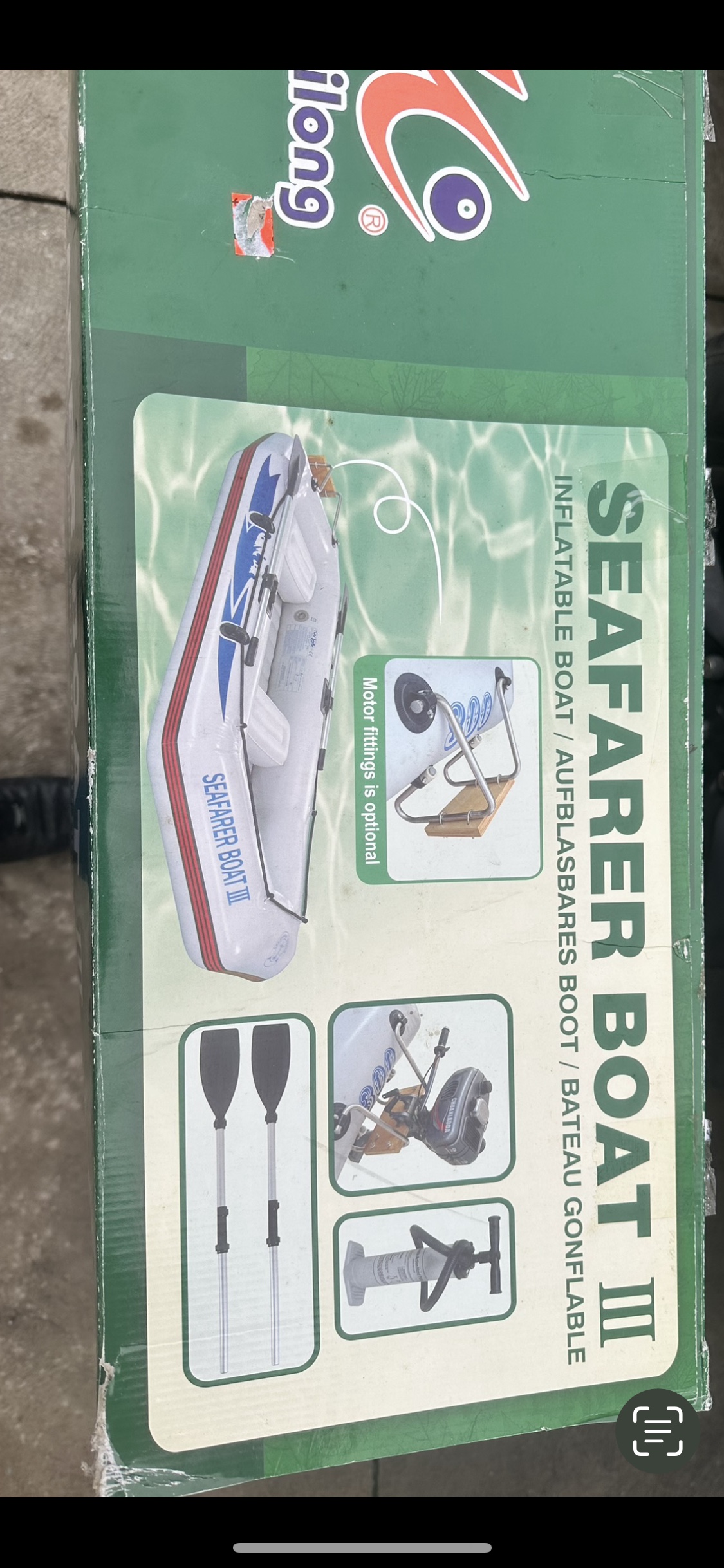 3 Person or 550 Pound Limit SeaFarer Boat II
