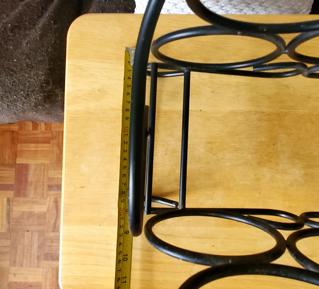 Countertop Metal Wine Rack - Holds up to 6 bottles - photo 3