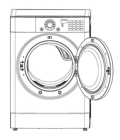 Kenmore dryer (796.80776900) based off LG - photo 2
