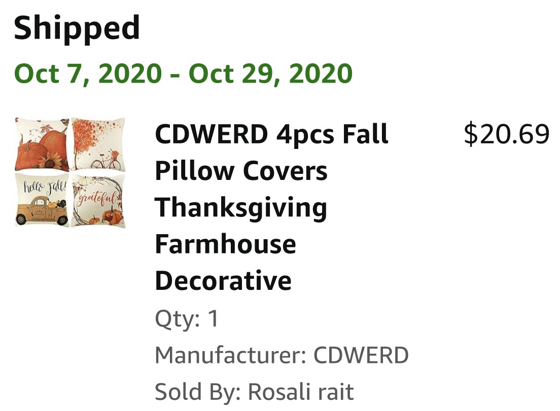 Fall pillow/cushion covers, 4 pcs image indicator(3)