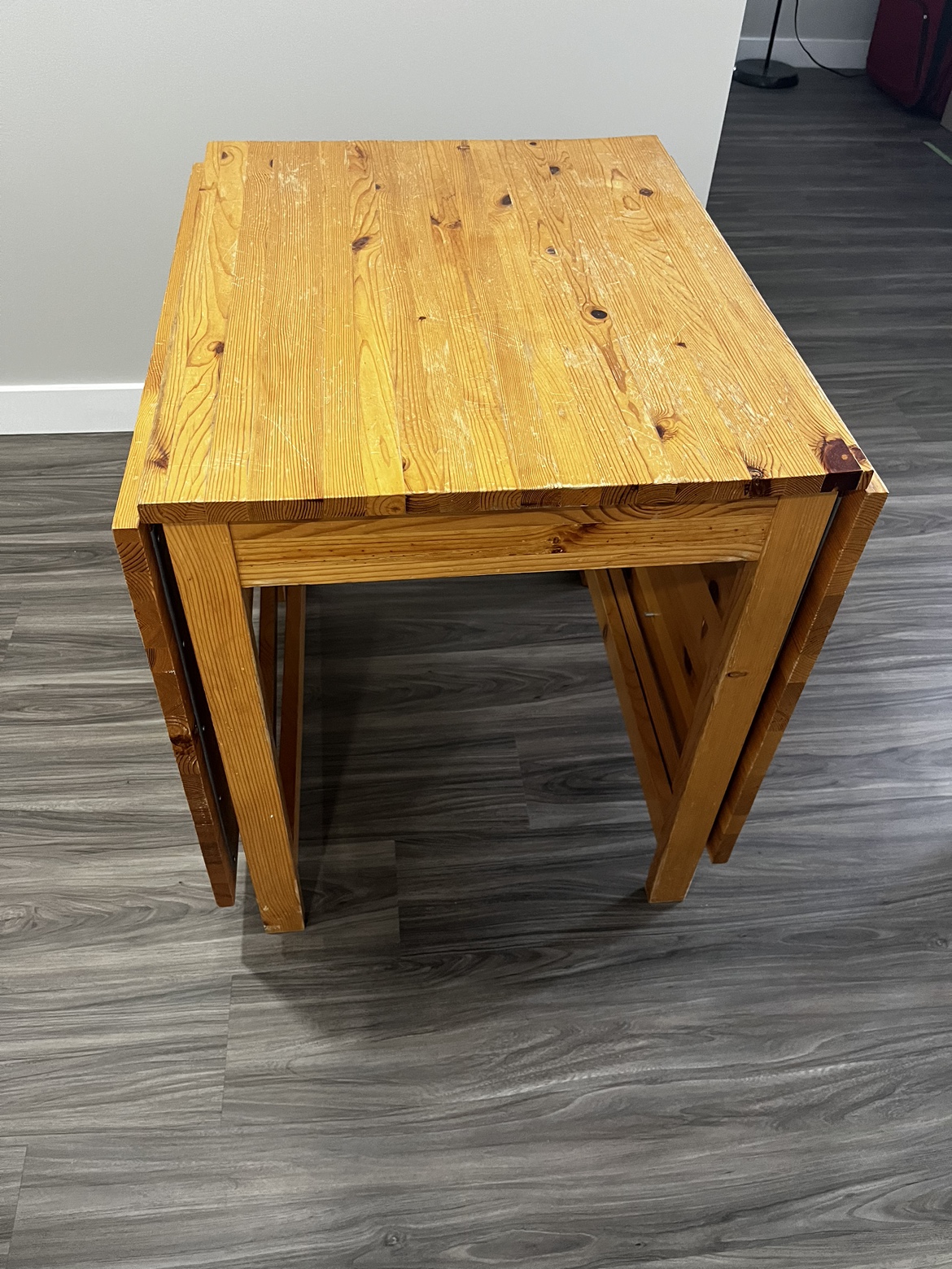 Solid wood table