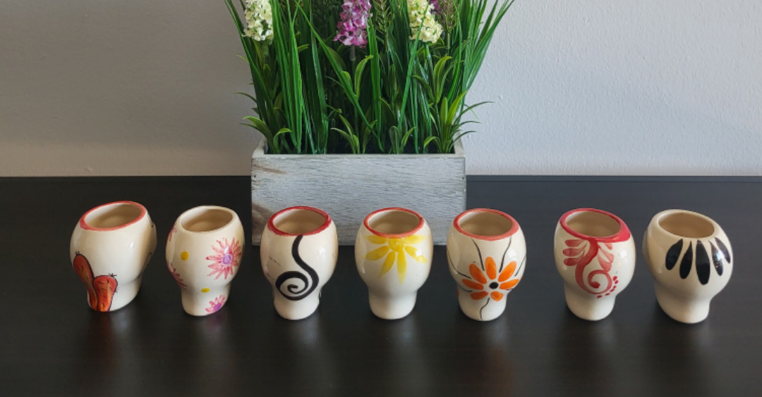 🤎 Skull shot glass, Day of the Dead Halloween party! image indicator(8)