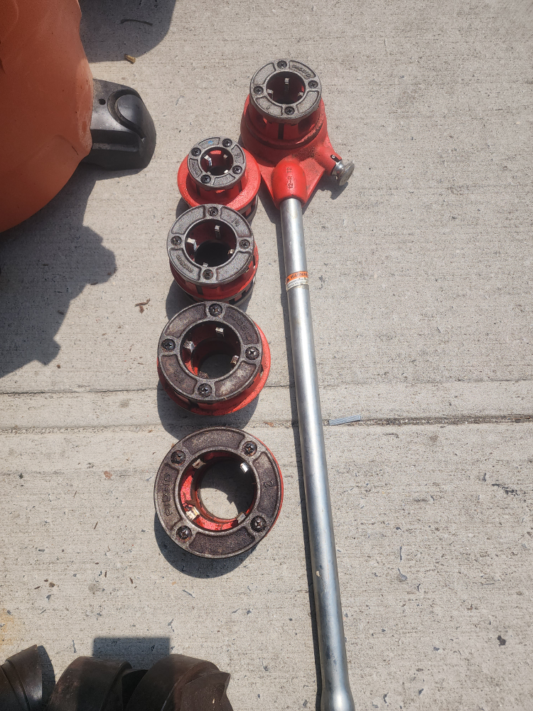 Ridgid Pipe Threading Die Set