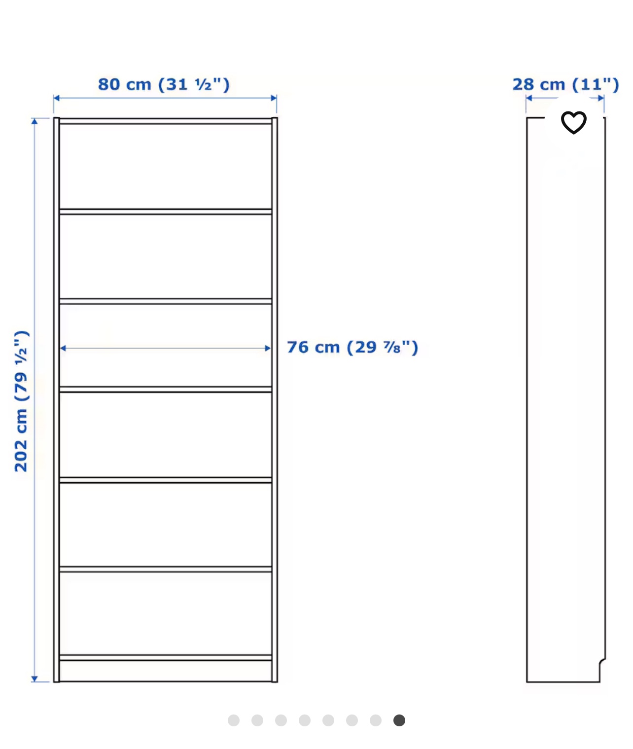 IKEA Billy shelf