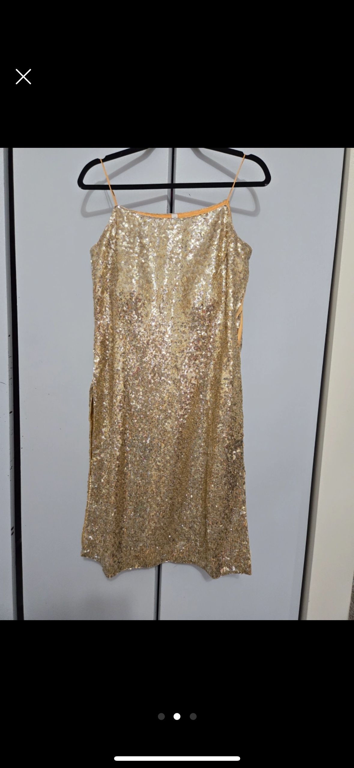 🥕 Beautiful New Navy Gold Indian pyjami suit size 36 image indicator(3)