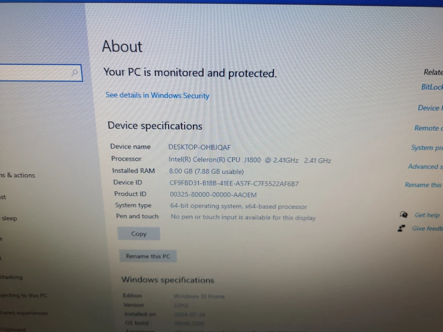 Asus PC computer ssd, 8gb - photo 2