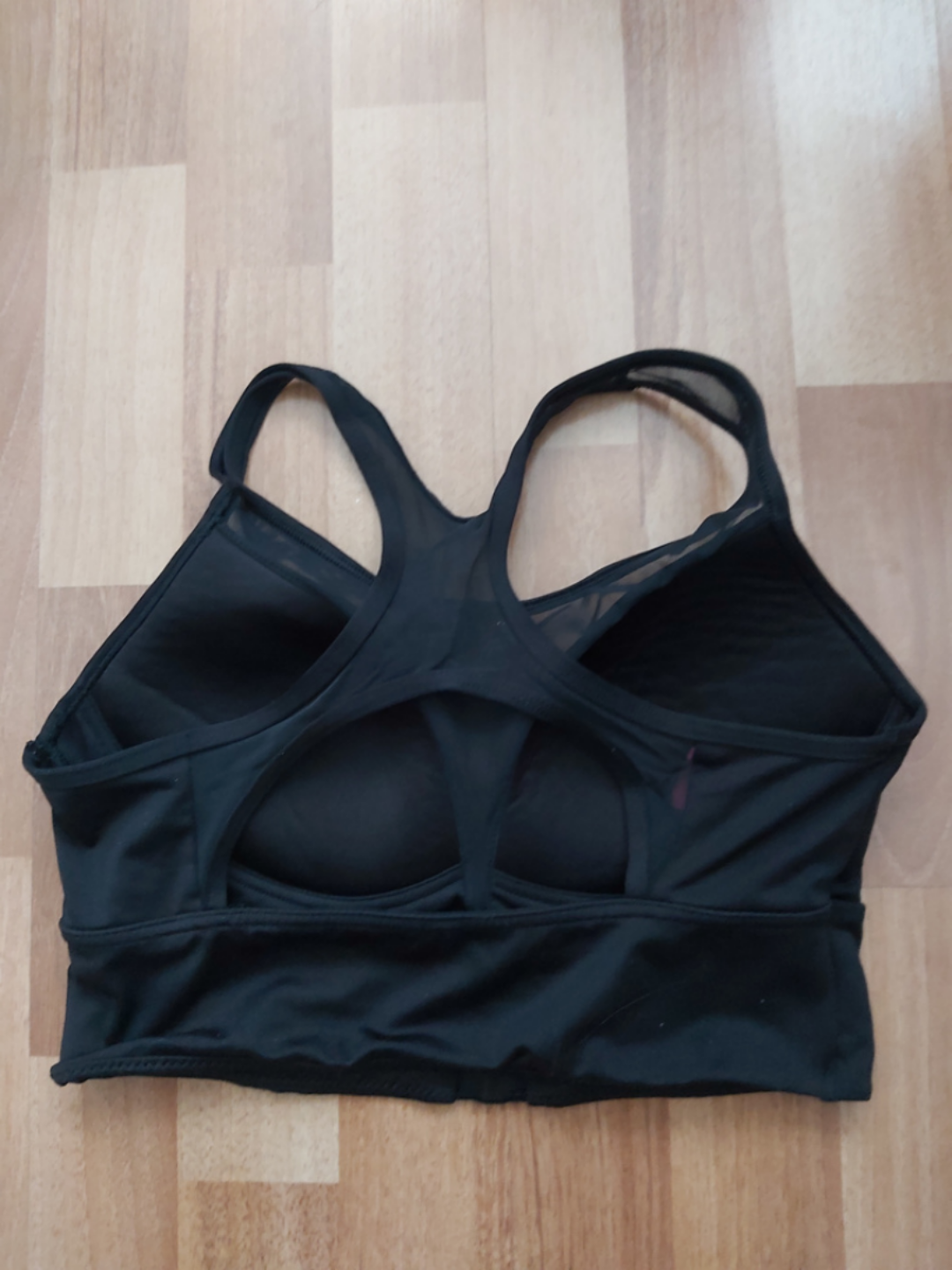 LASENZA black sexy crop top / sports bra, size small (S) image indicator(4)