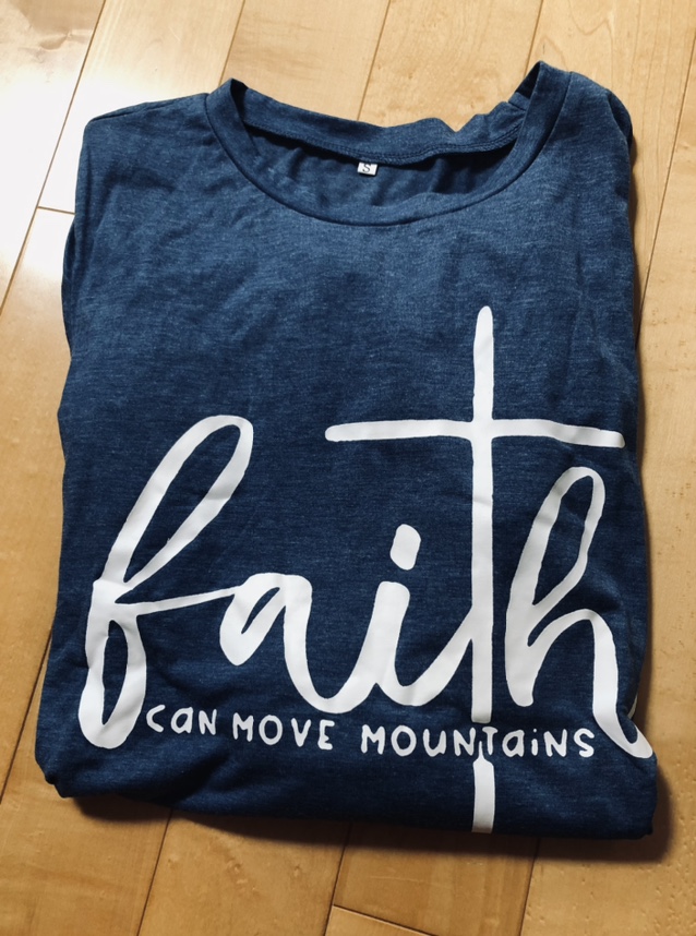 🆕 Women’s faith print long sleeve t-shirt - photo 2