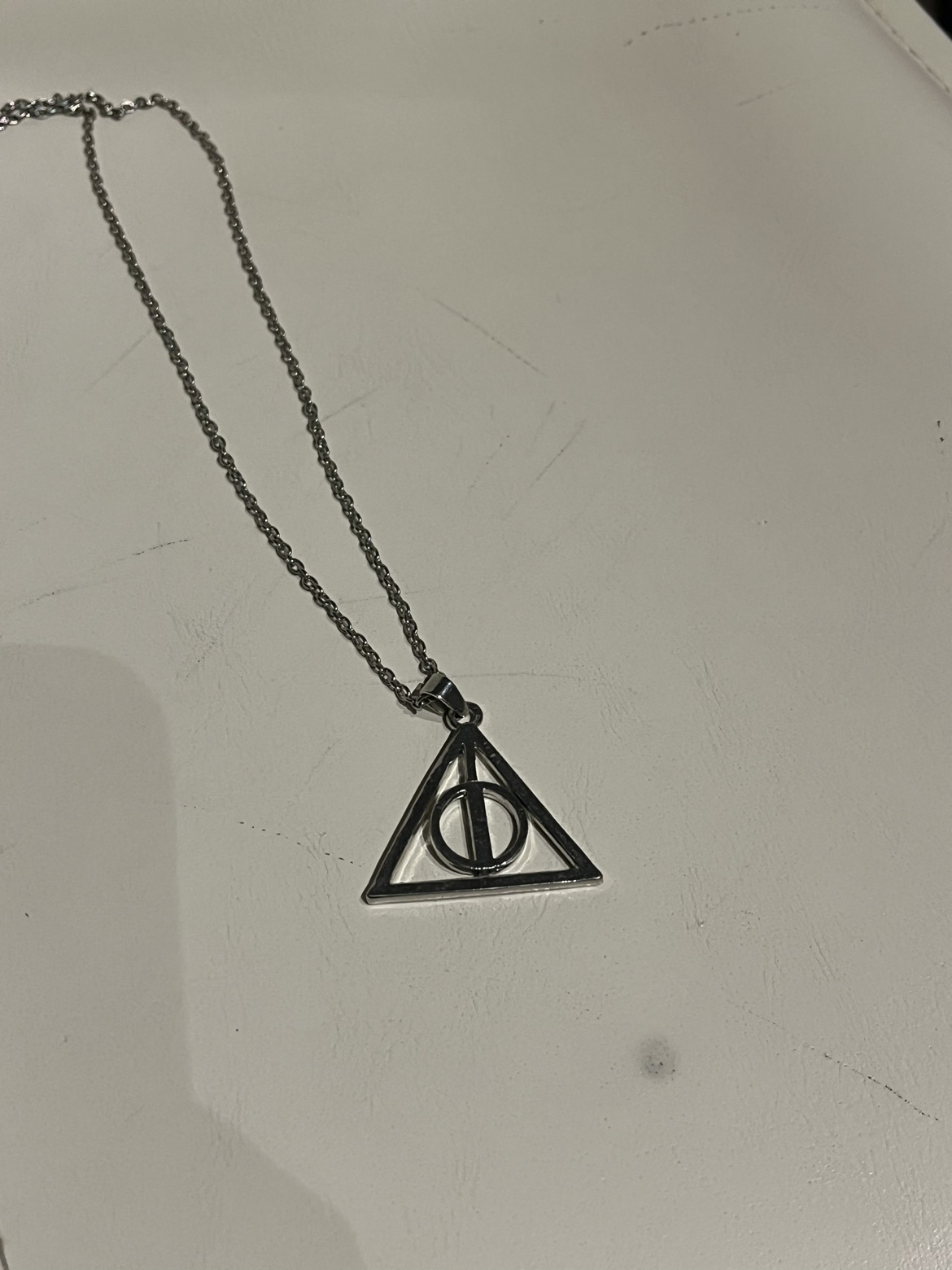 Harry Potter deathly hallows necklace thumbnail