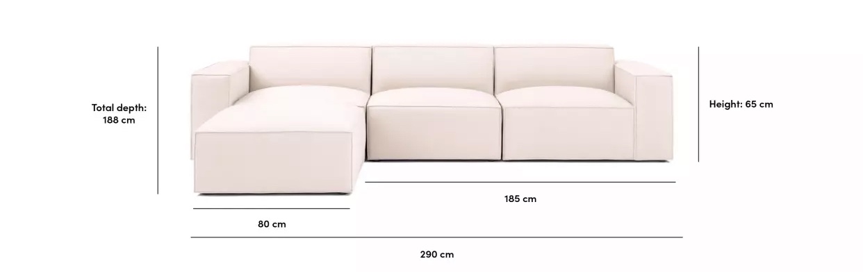 4-piece modular sectional Couch image indicator(10)