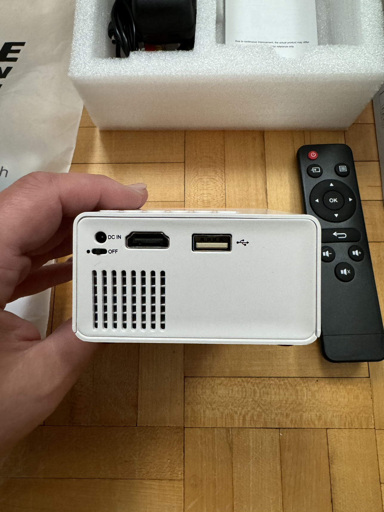 Mini LED Projector image indicator(4)