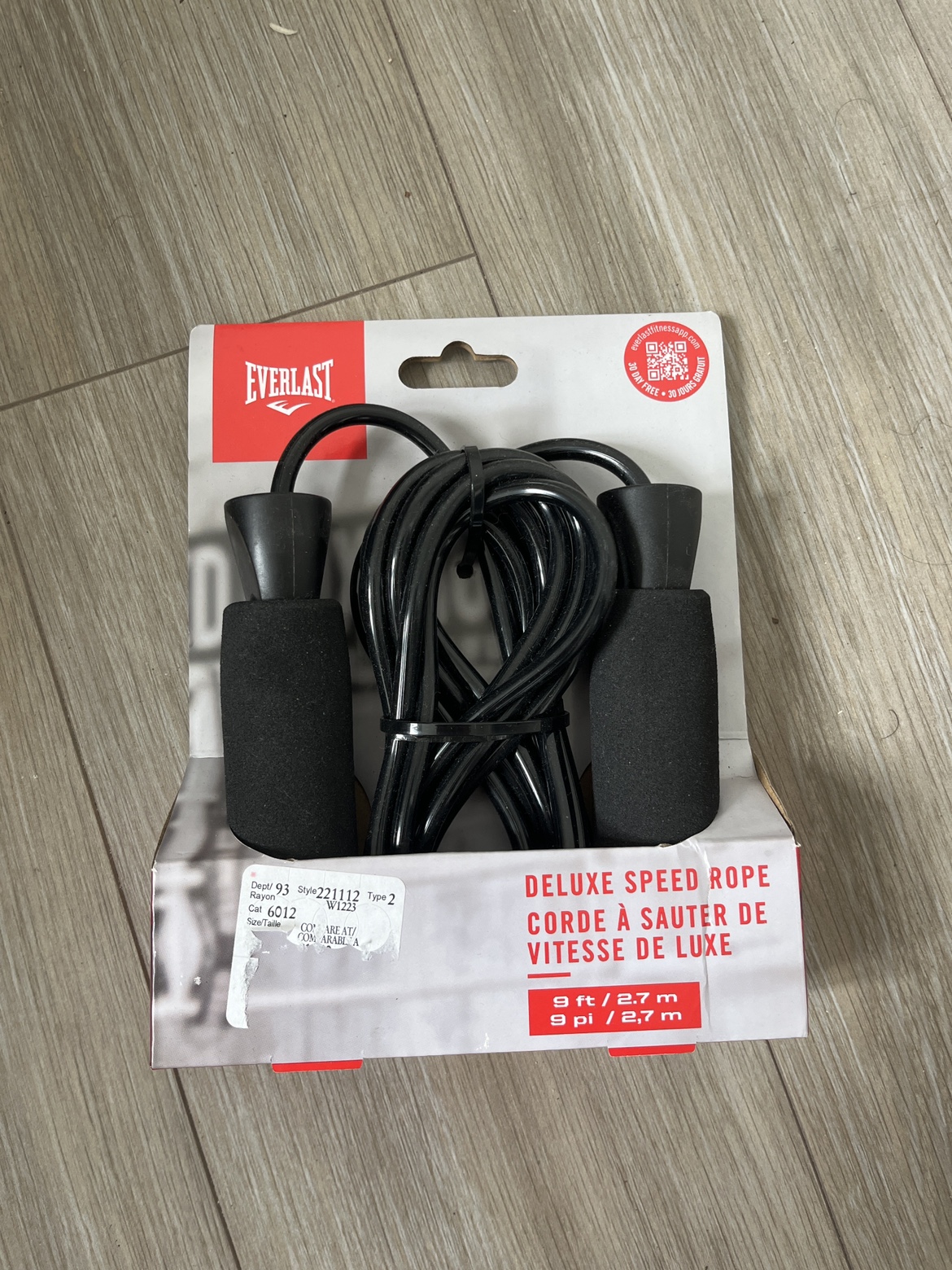 Everlast deluxe speed rope thumbnail
