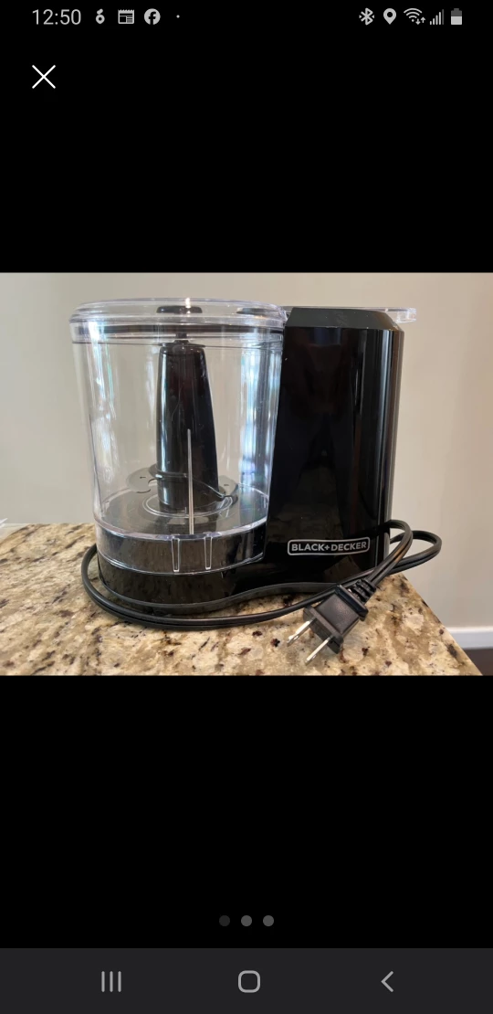 Black and decker food processor