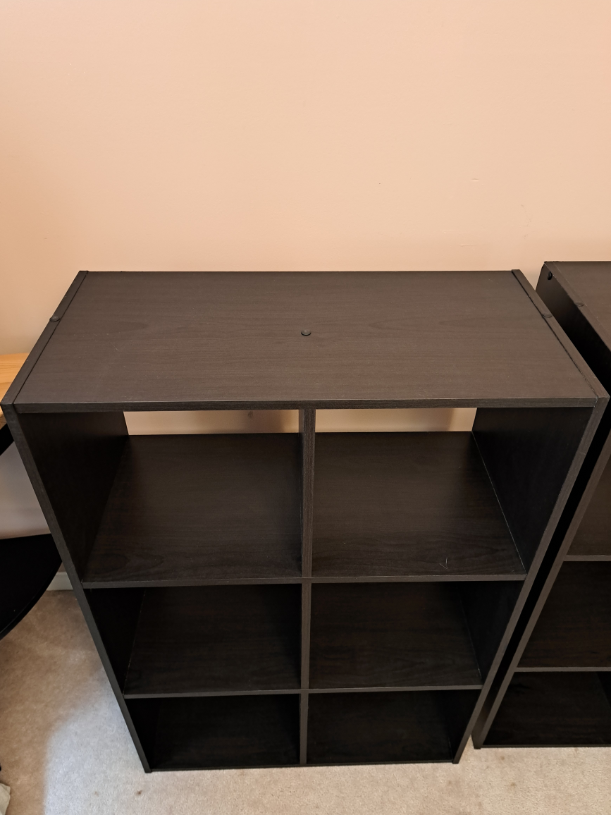 Black bookshelf -6 cube - photo 2
