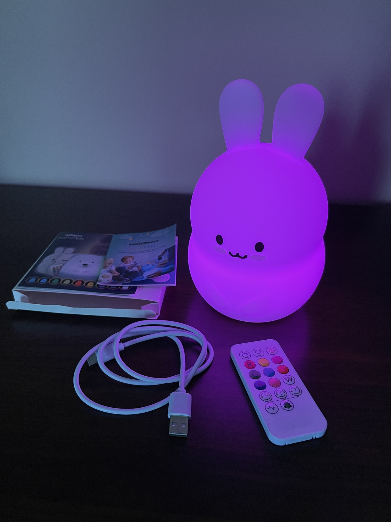 Lumipets Animal Kids Night light - Junior Bunny image indicator(4)