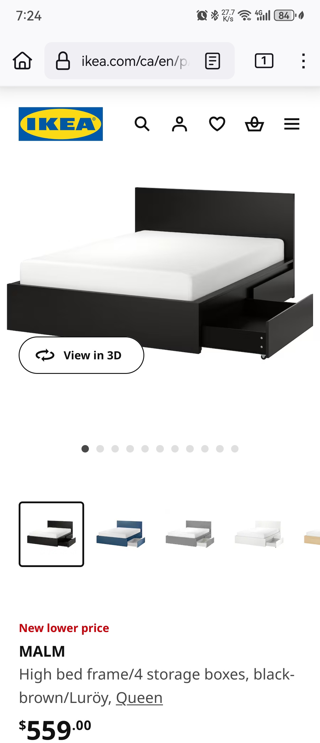 IKEA bed frame