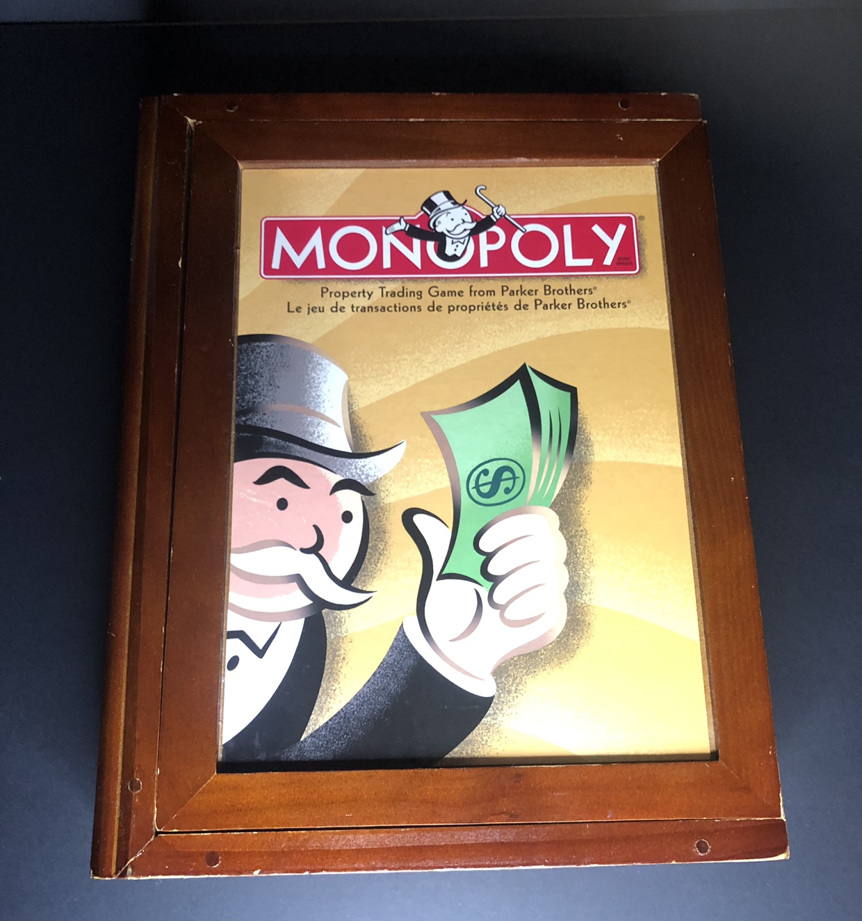 Vintage Wood Monopoly 2005