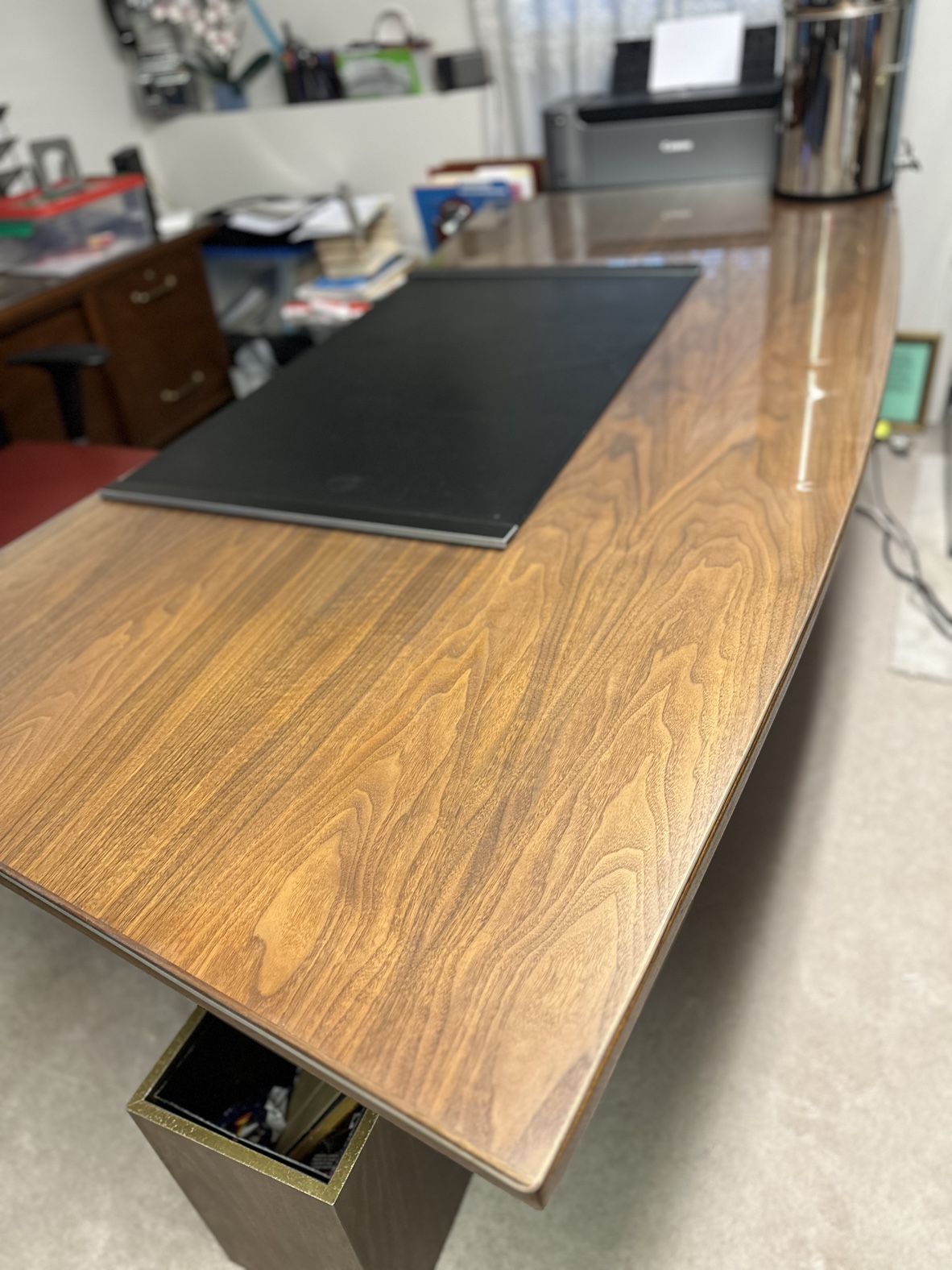 Solid Mahogany Executive desk set - photo 5