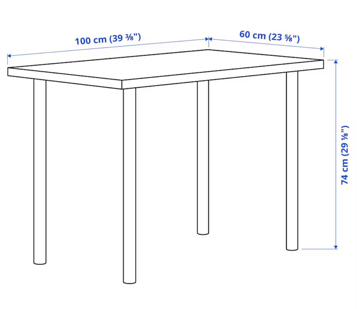 Ikea LINNMON / ADILS Table - photo 3