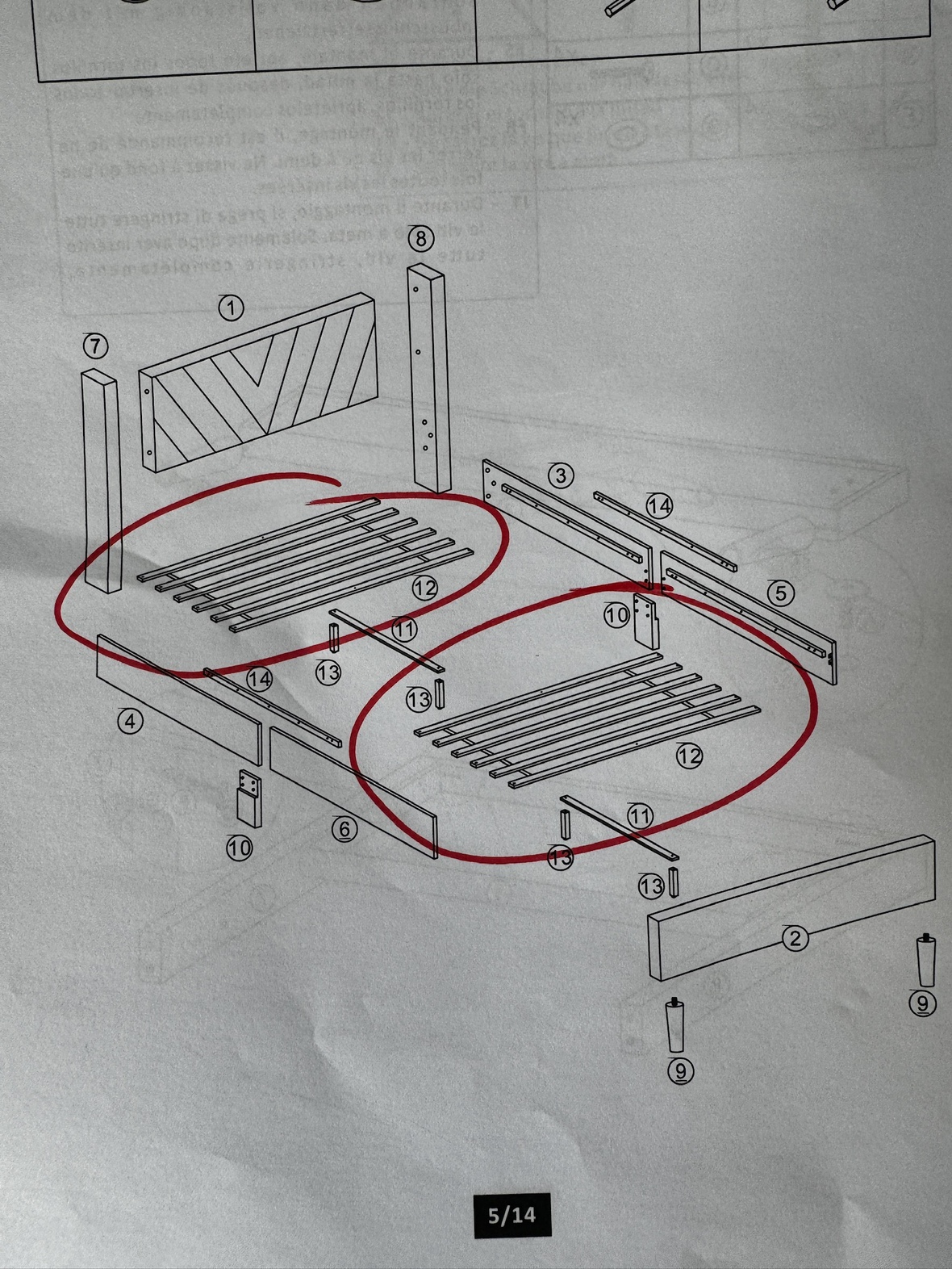 FREE Queen Bed WOOD SLATS