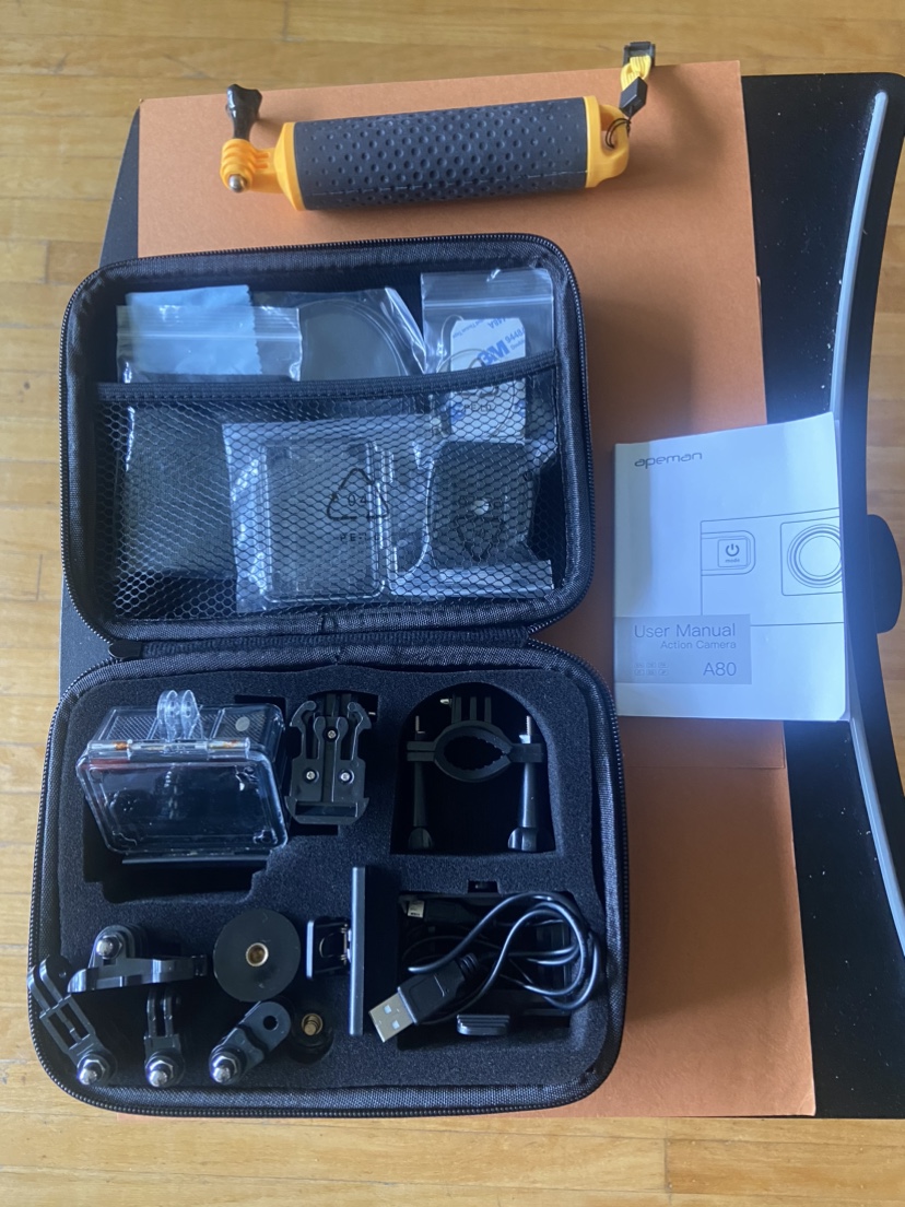 40m under water waterproof A80 action camera.