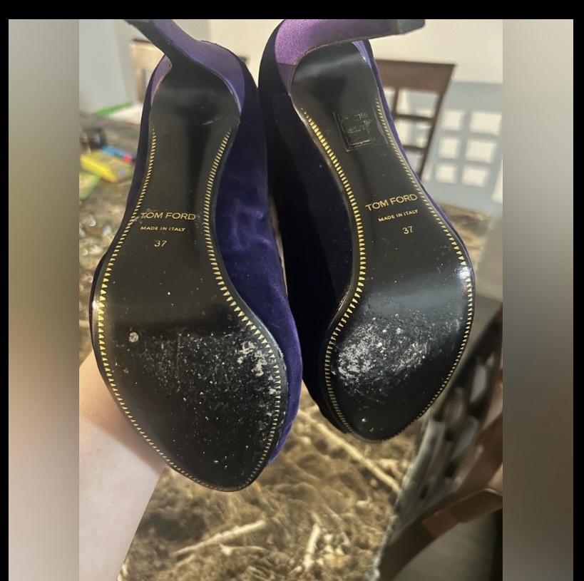 Tom Ford Purple Heels - size 37 - photo 3