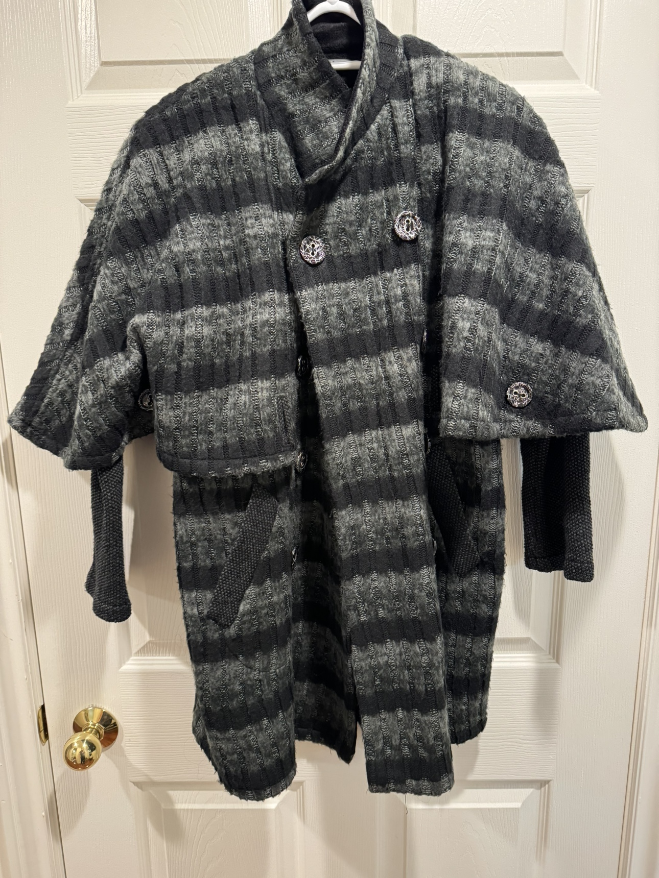 Warm cape like jacket thumbnail