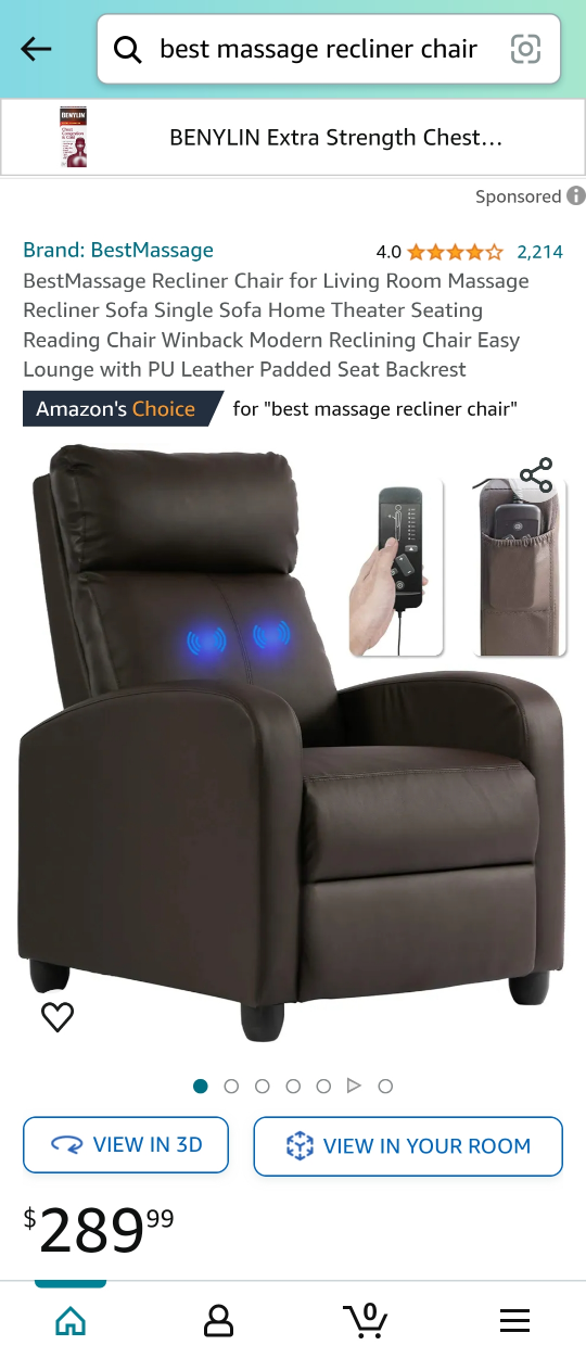 big discount for recliner chair
