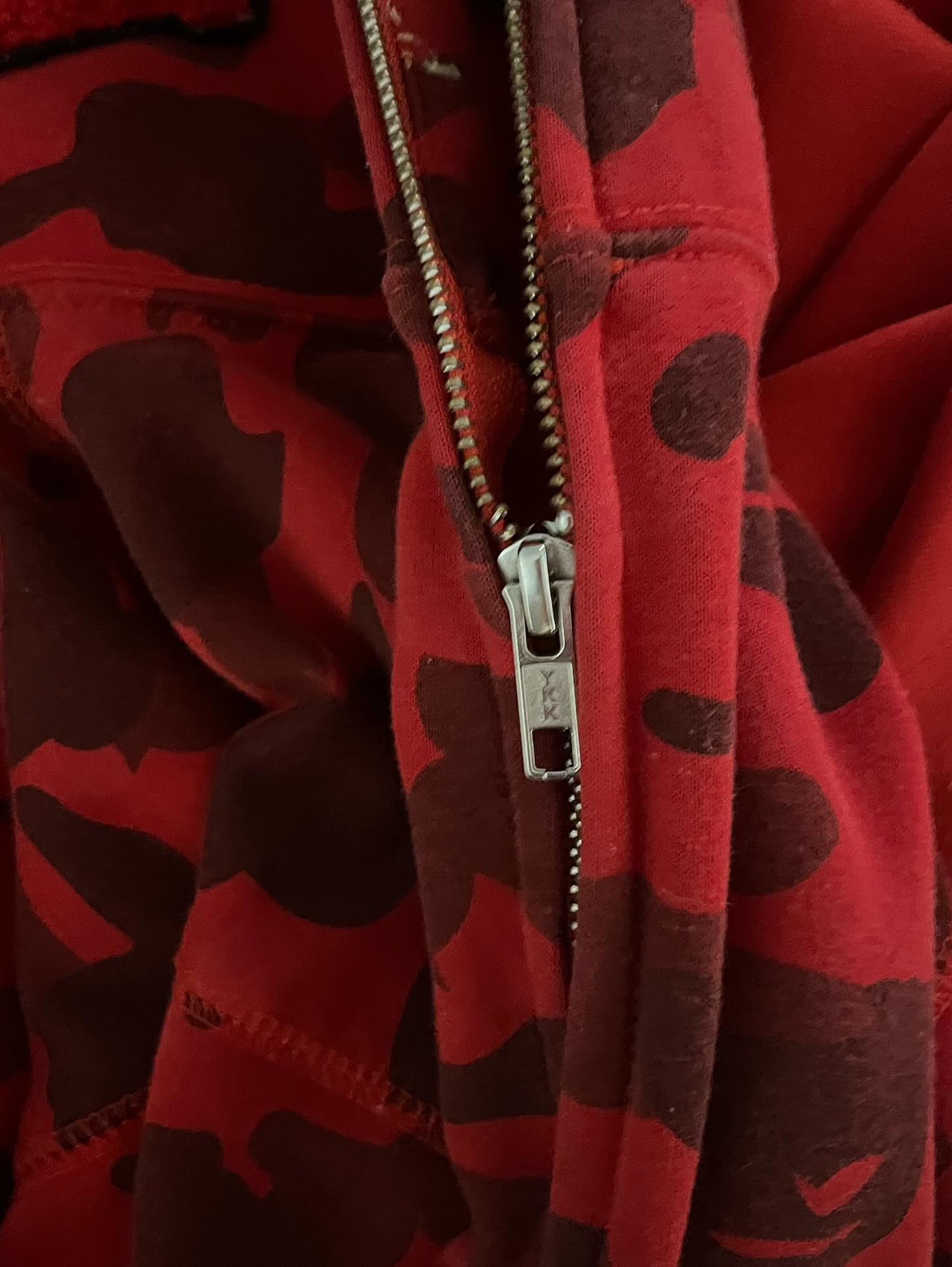 red bape hoodie - photo 3