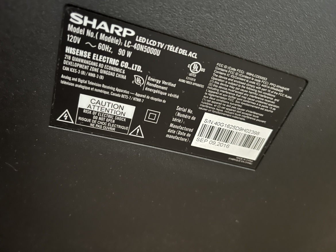 Sharp TV 40inches - photo 2