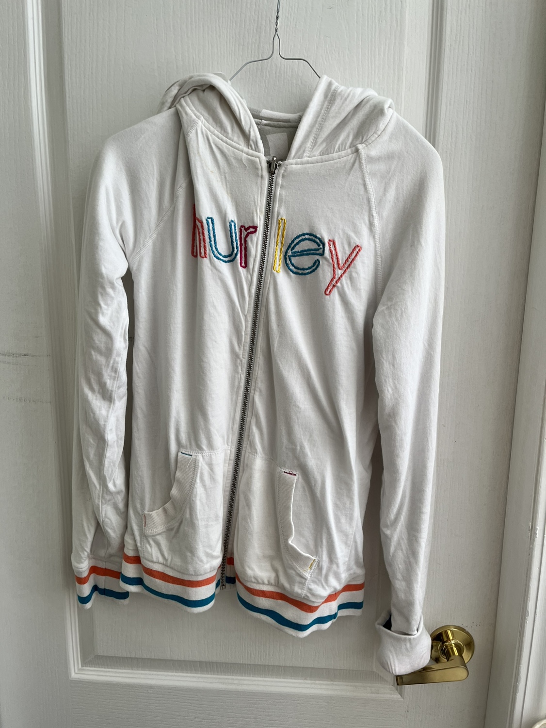 Hurley reversible zip up hoodie