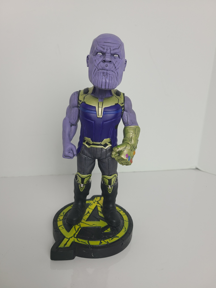 NECA Marvel THANOS Head Knocker Bobblehead Resin Statue thumbnail