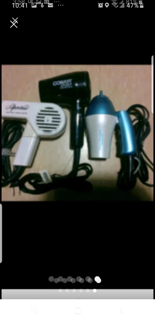 High Brand Quality Portable Hair Straightener,Curler, Wand&Dryer image indicator(6)